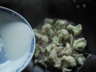 家常菜--肉丝花菜