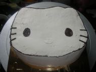 KITTY猫水果奶油蛋糕(附详细）