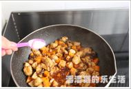 香菇豆豉酱爆鸡丁