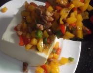 彩椒盖豆腐