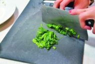 香煎菠菜饭团