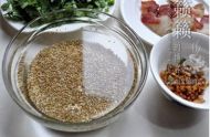 茼蒿藜麦饭