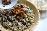 茼蒿藜麦饭