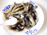 椒盐油爆河虾
