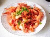 椒盐油爆河虾