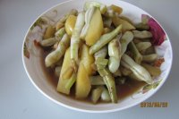 四季豆茄子炒土豆