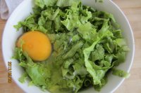 生菜鸡蛋煎饼