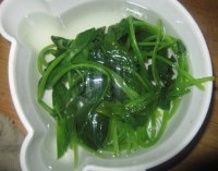 菠菜猪肝粥