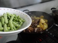 排骨炖土豆豆角