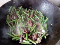 豆角炒牛心