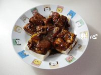 蒸黑椒排骨豆腐