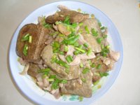 煎豆腐炒肉