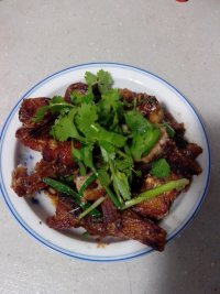 煎焖鱼肉