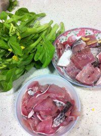 青菜鱼片汤