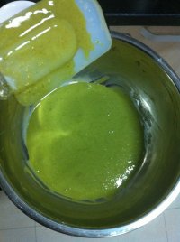 6寸抹茶戚风蛋糕