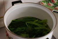 凉拌菠菜