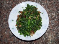 菜心腊味饭