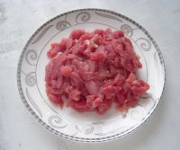 蒜薹青椒肉丝