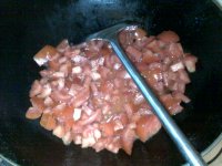 西红柿生菜炒粉干
