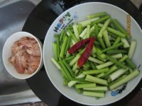 蒜苔炒肉片