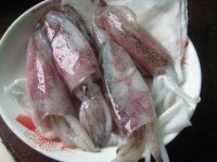 豉油干炒小鱿鱼
