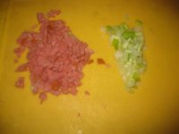 火腿肉松蛋糕卷