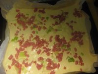 火腿肉松蛋糕卷