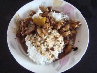 羊肉盖浇饭