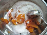 四叶花紫薯南瓜饼