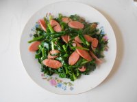 韭菜炒香肠