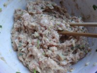 红油荠菜肉沫馄饨
