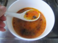 红油荠菜肉沫馄饨