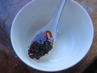 红油荠菜肉沫馄饨