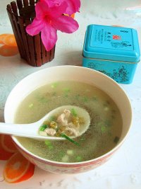肉末豆角汤