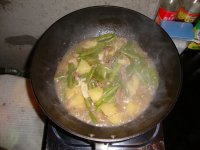 土豆年糕炖豆角