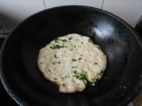烫面韭菜饼