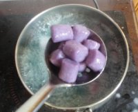 牛奶紫薯芋圆