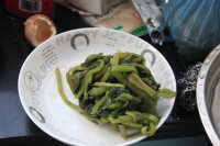 雪里蕻肉丝炒黄豆