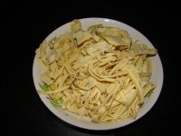 干豆腐炒韭菜
