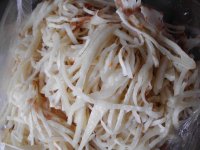 胡萝卜豆芽炒饼