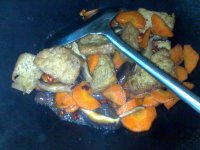 胡萝卜香菇蚝油豆腐