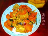胡萝卜香菇蚝油豆腐