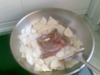 香锅土豆鸡球虾