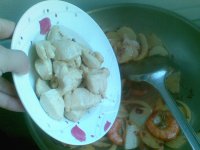 香锅土豆鸡球虾