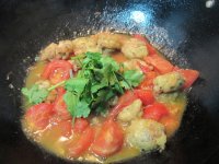蕃茄焖豆腐肉丸