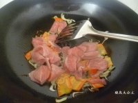 肉炒香菇西兰花