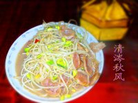 豆芽菜炒腊肠