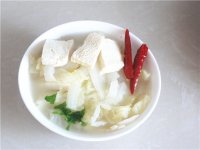 白菜冻豆腐汤