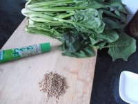 芝麻菠菜墩