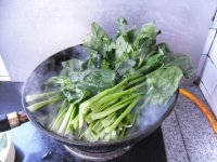 芝麻菠菜墩